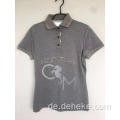 Herrengestricktes Polo-T-Shirt